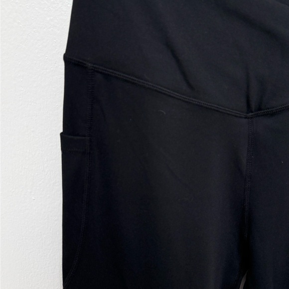 Copyleaf High waisted Flared Yoga Pants Pockets Black Size Large New - Picture 7 of 11